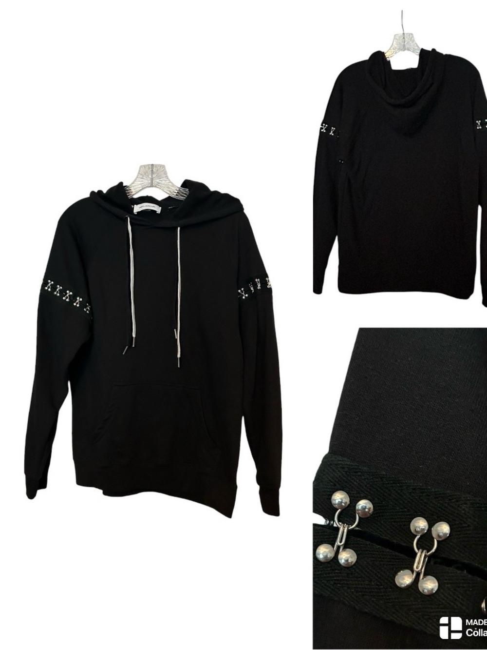 Yigal Azrouel eye hook hoodie